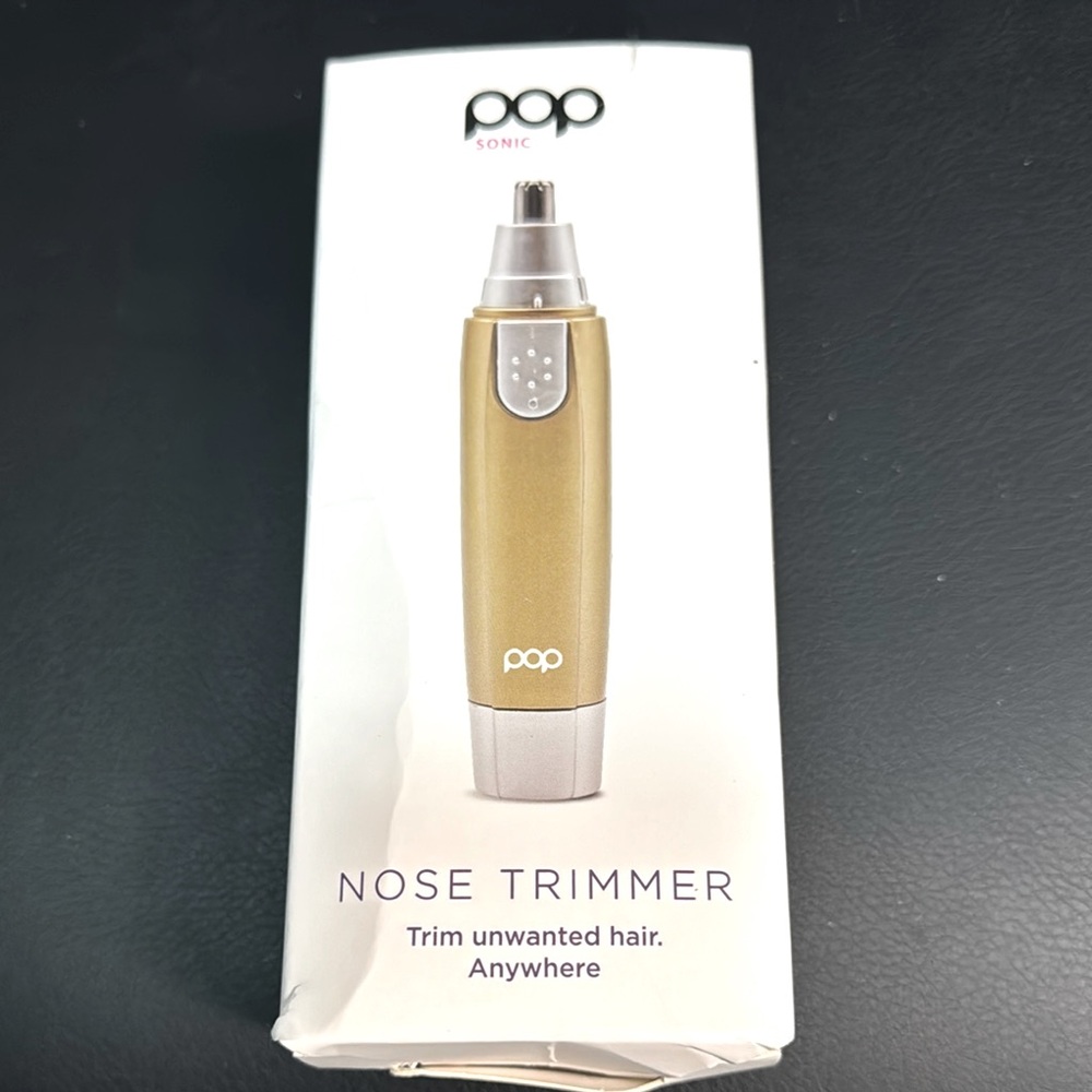 Pop sonic nose trimmer in Gold